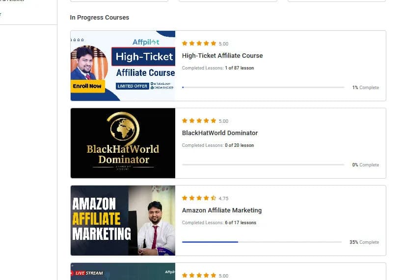 High-Ticket  | Amazon Affiliate Marketing | BlackHatWorld Dominator – Bundle Course – Affpilot Academy